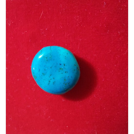 Natural Firoza Stone / Turquoise Stone Lab Certified 9.55 Ratti / 8.6 Carat Gemstone,Natural Firoza Stone (Tibet ,Nepal Mines)